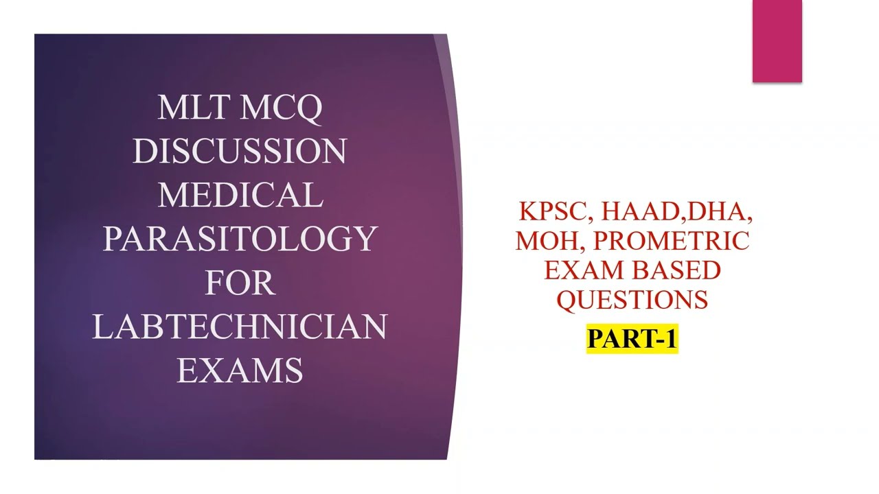MLT MCQ||PARASITOLOGY||LABORATORY TECHNICIAN EXAM||ANIMAL HUSBANDRY||KPSC,HAAD,MOH,PROMETRIC EXAM||