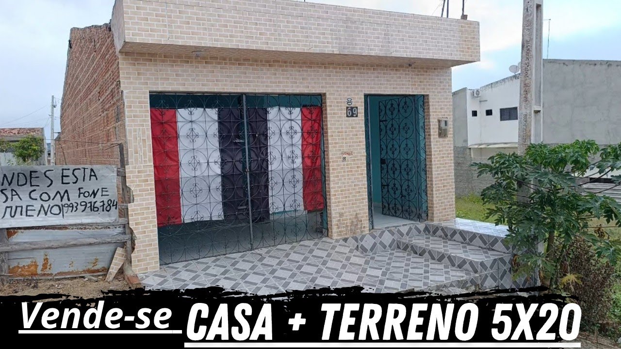 Casa com terreno a venda em Bezerros PE com ótima localização 
