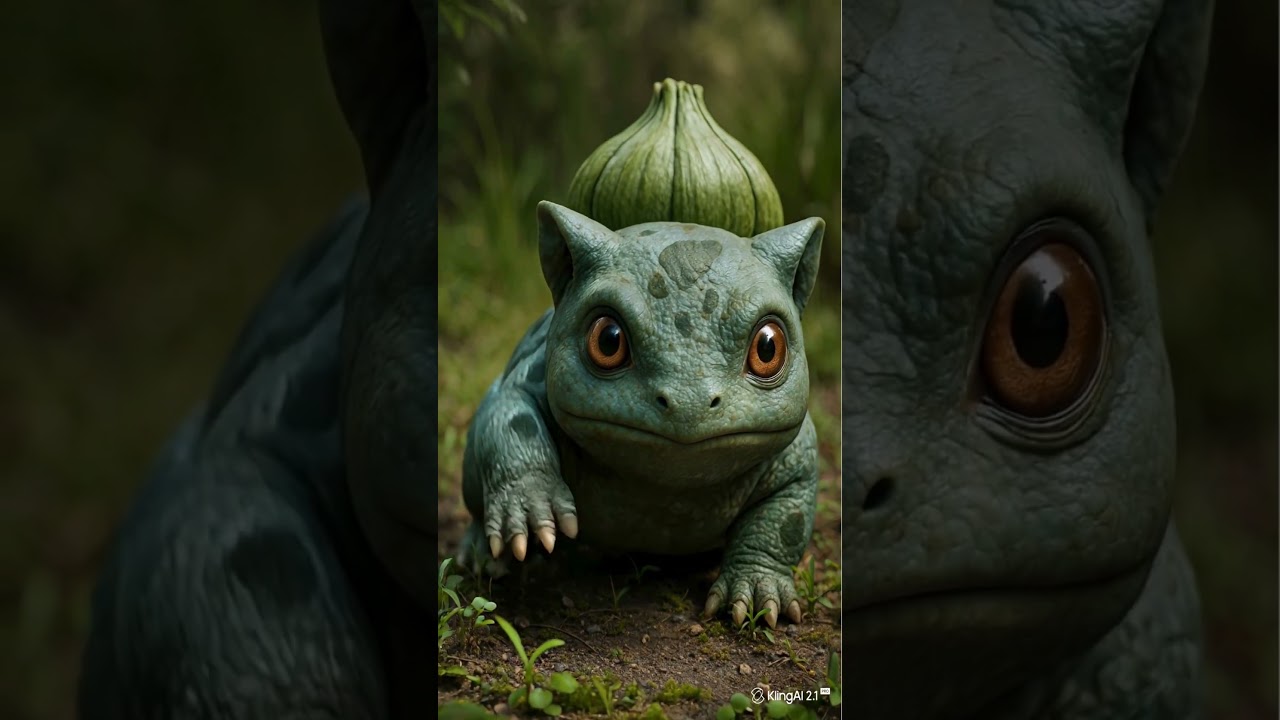 Realistic Bulbasaur in the Forest | Pok&eacute;mon Cinematic Short 🌱✨