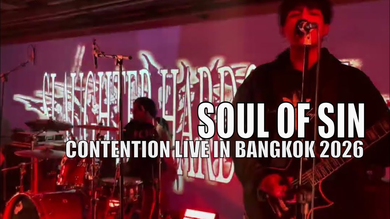 Soul of Sin Live Bangkok 2026 | Hardcore Punk Full Set (contention Asia tour 2026)