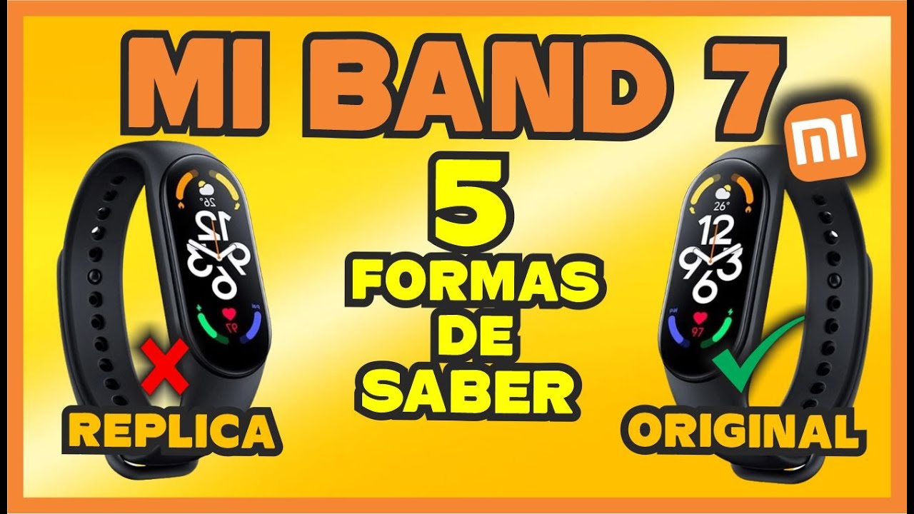 MI BAND 7 - ✅ORIGINAL OU ❌RÉPLICA ? - 5 FORMAS DE SABER !