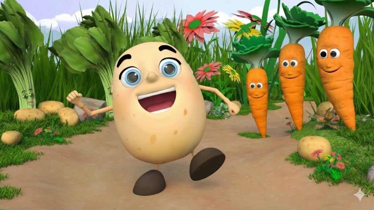 Patates Adam'ın Yeni Maceraları  Kesintisiz Çocuk Şarkıları Dinle