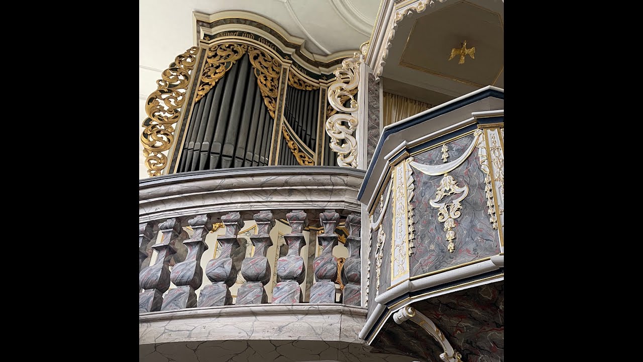 Dietrich Buxtehude - Präludium C-Dur (BuxWV 137), Silbermann-Orgel Ponitz