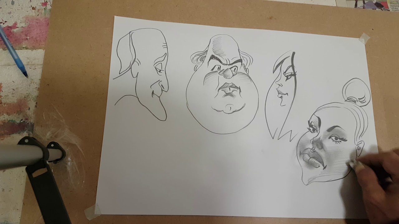Урок 31 - Портрет - Шарж