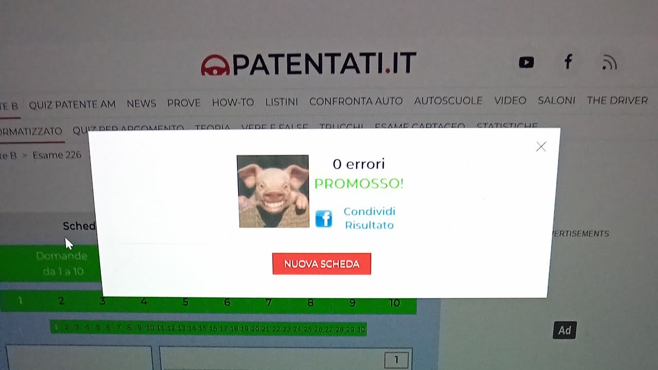 Quiz del argomento 17 con spiegazioni ottima