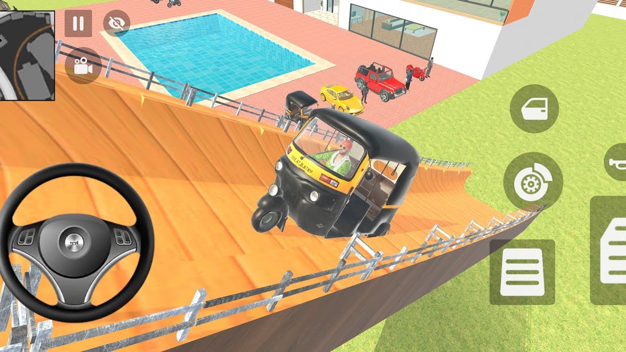 mega ramp challenge In Indian theft auto simulator 😱