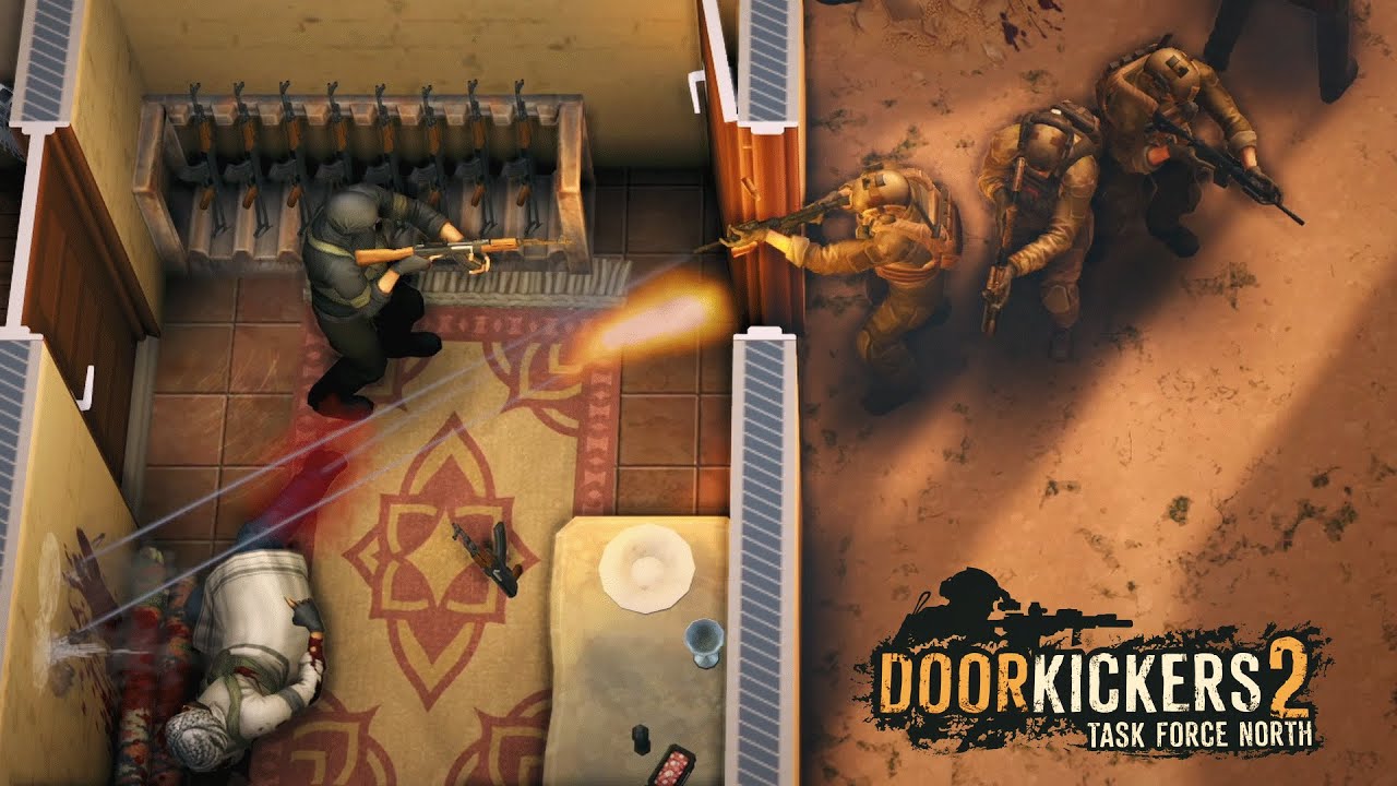 LVL1 Rangers vs a Large Map | Door Kickers 2