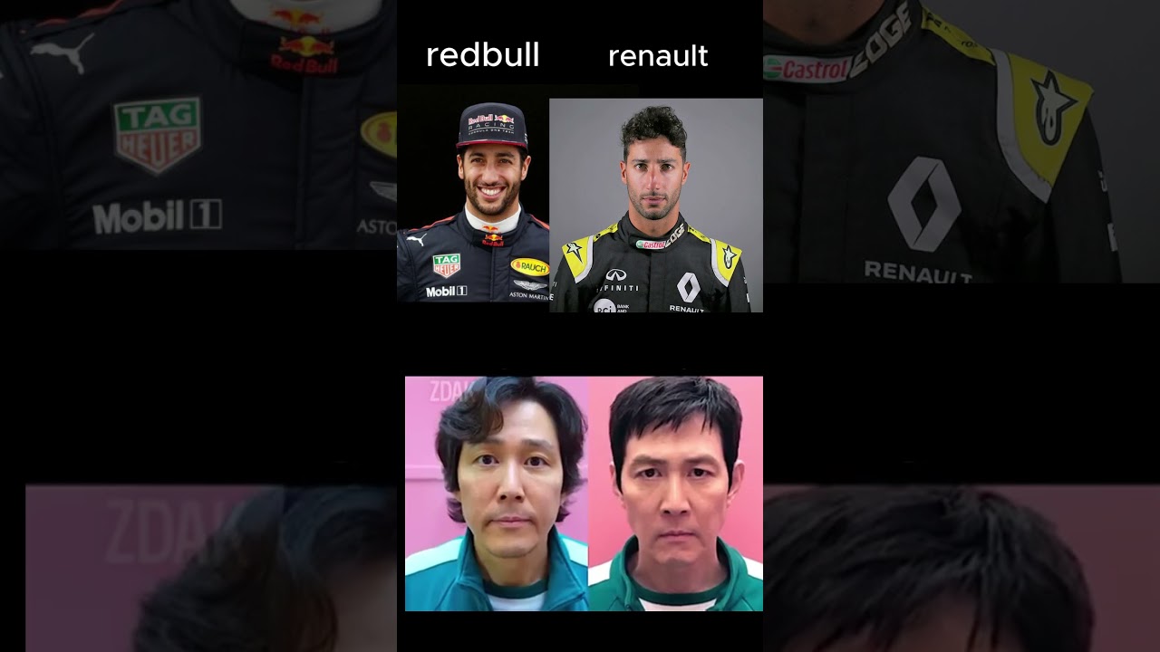Redbull vs Renault #f1#riccardo  #race