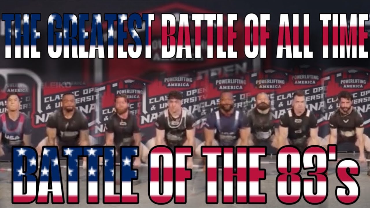 Battle Of The 83’s At Powerlifting America 2025 Nationals