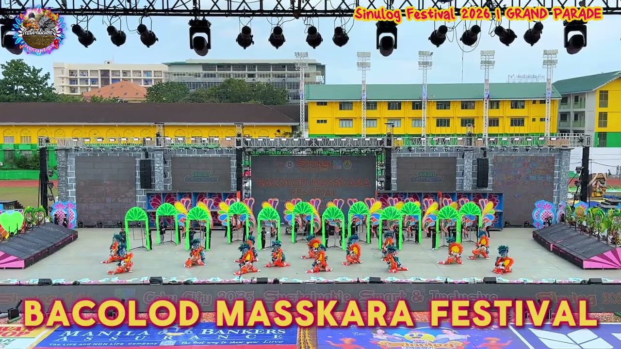 Bacolod Masskara Perforamance during Sinulog Festival 2026