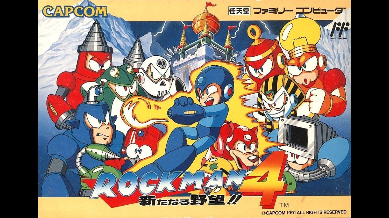 Megaman 4 -  The 1st game i own as a kid (Full Game)