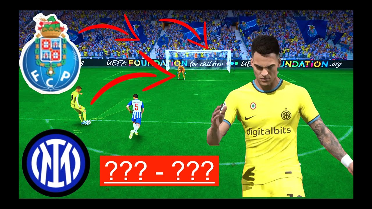 WHAT A SCORE !!! FC Porto VS Inter Fifa 23 UCL 1/8-FINALE