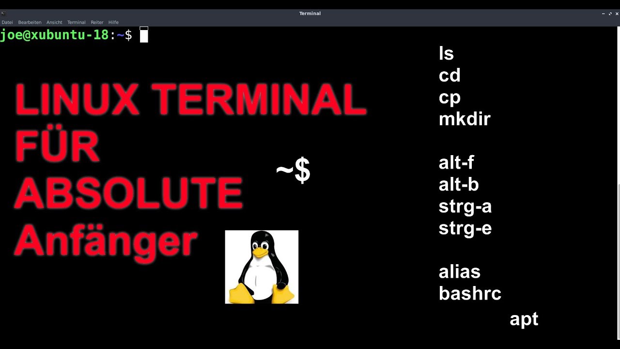 LINUX Terminal für absolute Anfänger - Linux Deutsch - Für Linux Einsteiger