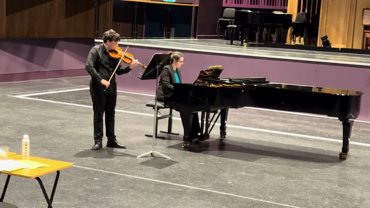 Mendelssohn Violin Concerto 2nd mov.  17/01/26 Senior Concerto Competition CSM Anthony Iglody