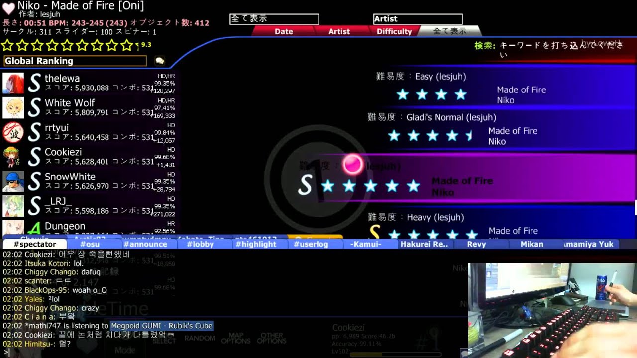 OSU! COOKIEZI's EPIC LIVE STREAM!