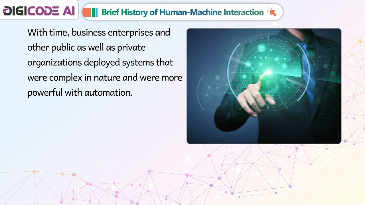 𝐁𝐫𝐢𝐞𝐟 𝐇𝐢𝐬𝐭𝐨𝐫𝐲 𝐨𝐟 𝐇𝐮𝐦𝐚𝐧-𝐌𝐚𝐜𝐡𝐢𝐧𝐞 𝐈𝐧𝐭𝐞𝐫𝐚𝐜𝐭𝐢𝐨𝐧 |𝐂𝐡 𝟎𝟕|𝐃𝐢𝐠𝐢𝐂𝐨𝐝𝐞 𝐀𝐈|𝐂𝐥𝐚𝐬𝐬 𝟎𝟕