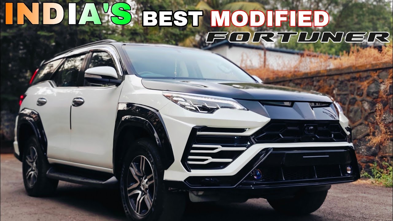 INDIA'S BEST MODIFIED FORTUNER WITH LAMBORGHINI URUS LOOK...!!!AMOTRIZ LUMGA BODYKIT LAUNCH