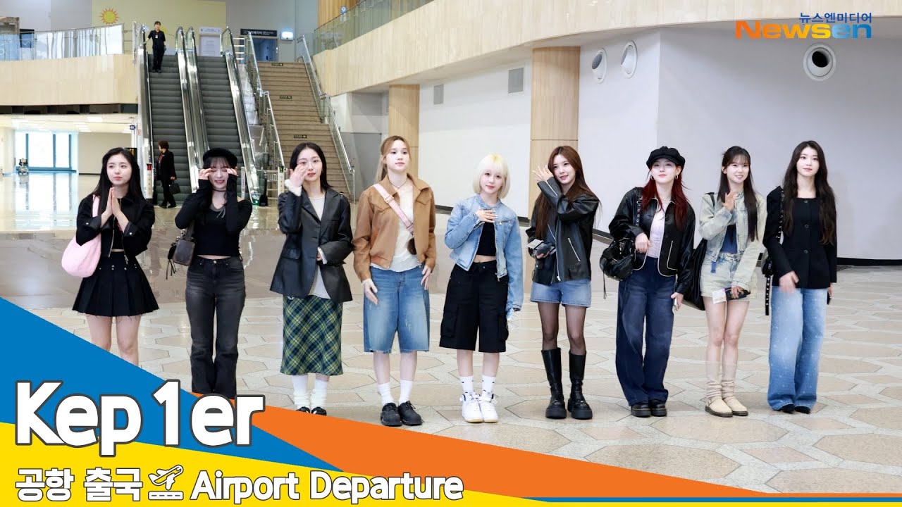 [4K] 케플러(Kep1er), 어여쁜 공주님들~ (출국)✈️Airport Departure 24.3.25 #Newsen