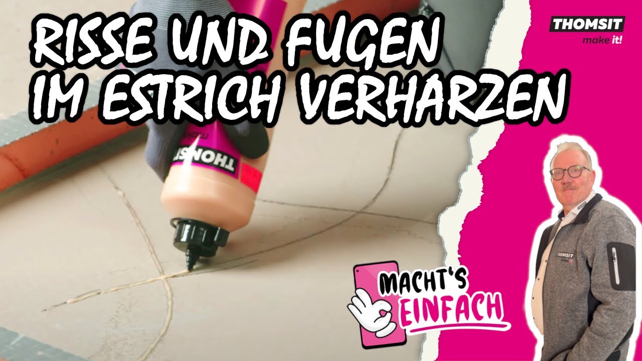RISSE VERHARZEN | So einfach geht's mit THOMSIT R 729! ✌🏻 #einfachmacher