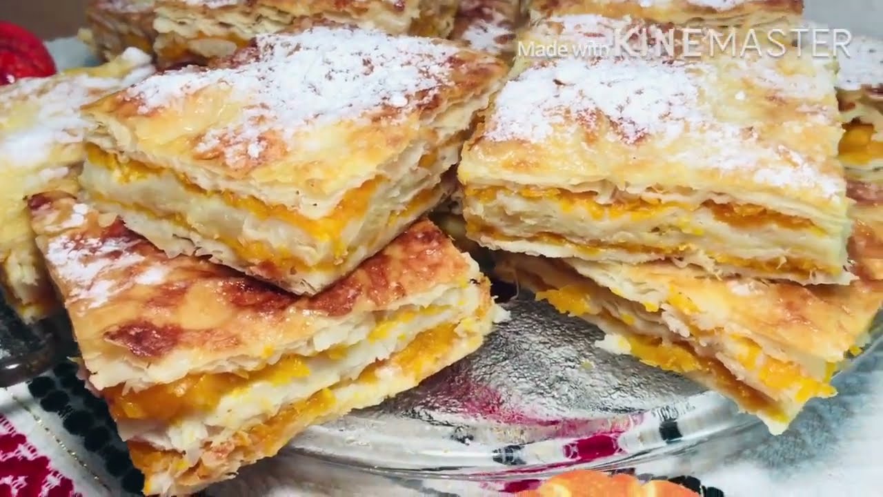 #245♥ PLACINTA CU DOVLEAC ÎN FOI LINCO ♥ PLĂCINTĂ CU BOSTAN IN FOI CUMPARATE ♥ REȚETE CU TRADIȚIE ♥