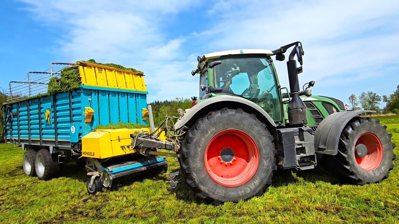 AGRO BULL 4000🐮 Mengele LW mit Fendt 718 Vario bei Grassilage mit 