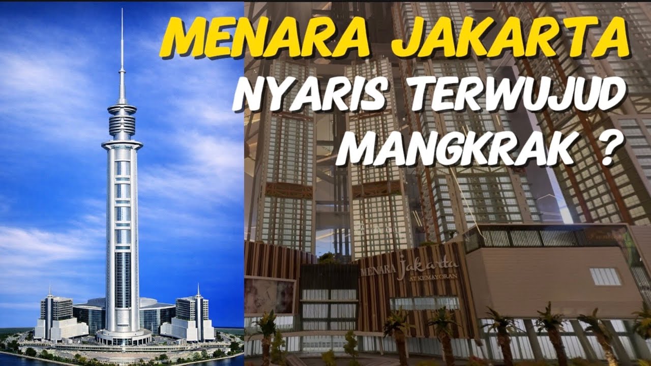 Ambisi MENARA JAKARTA Tinggi 558 m, Gagal Di Tengah Jalan, Sekarang Menjadi Apa ??? #kemayoran