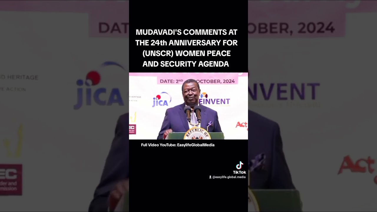 MUDAVADI'S COMMENTS AT THE 24th ANNIVERSARY FOR (UNSCR) WOMEN PEACE AND SECURITY AGENDA
