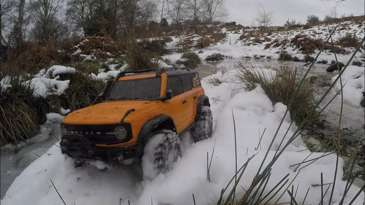 RC Crawlers On The Deep Winter Trails