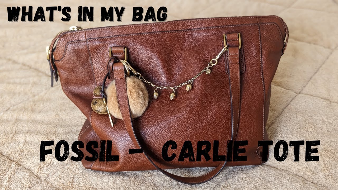 What's in my bag - Fossil  Tote