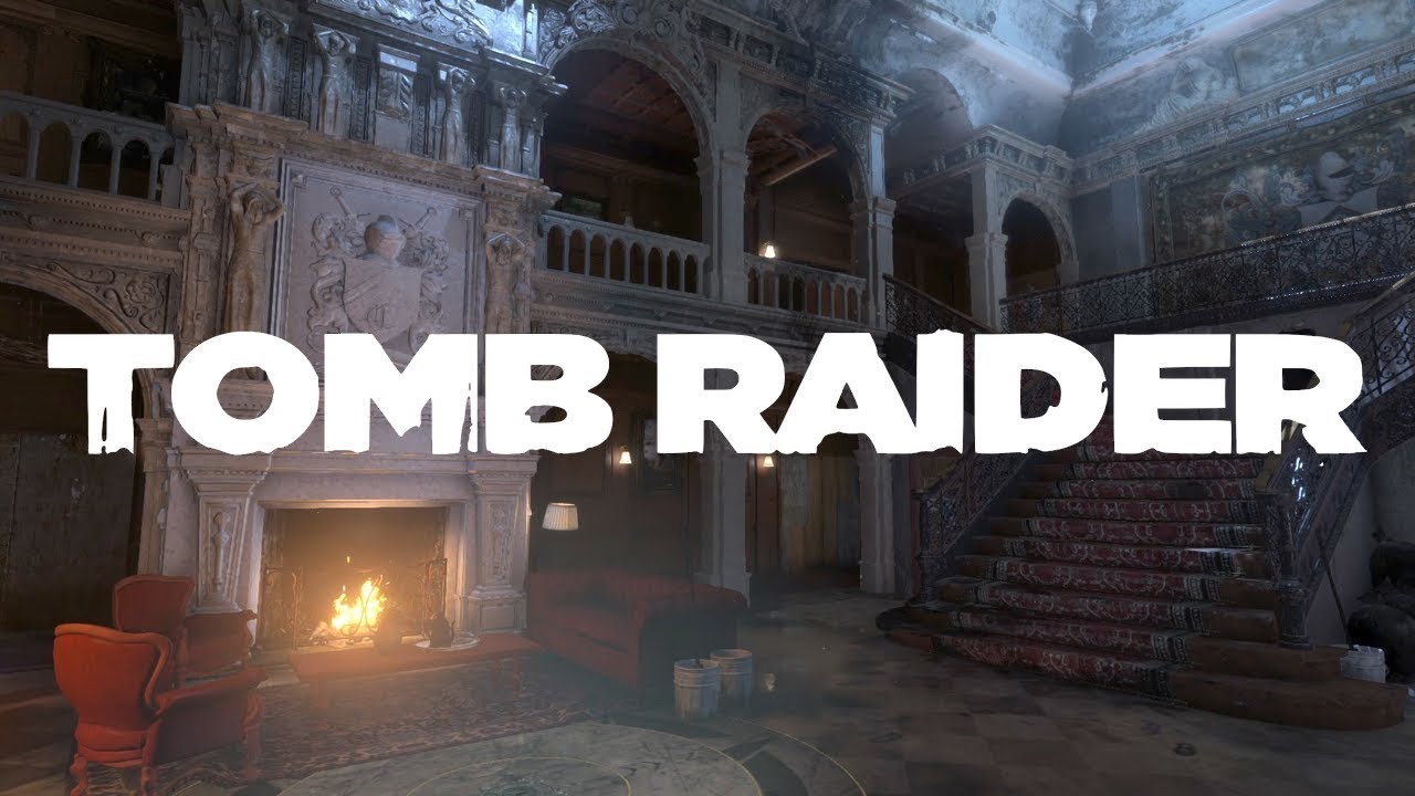 Tomb Raider Ambience / ASMR - Croft Manor