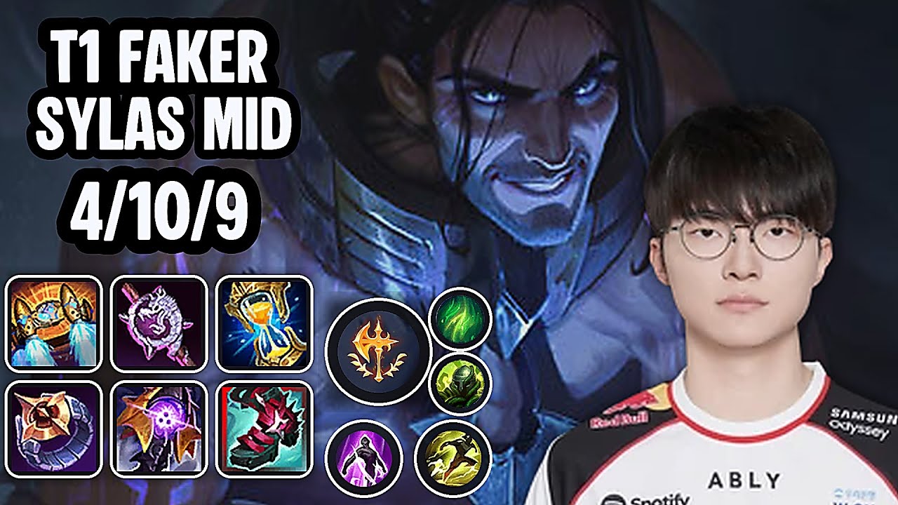 T1 Faker Sylas Mid VS Ahri SoloQ Replay 20260406