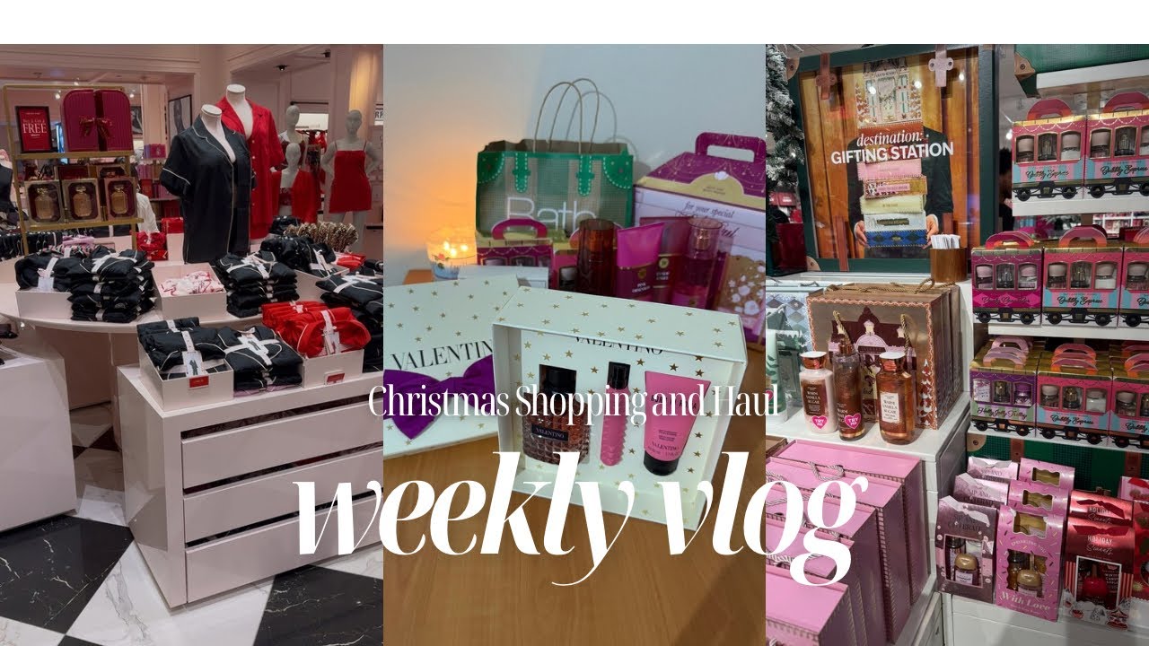 Weekly vlog: Christmas Shopping |Haul🎄