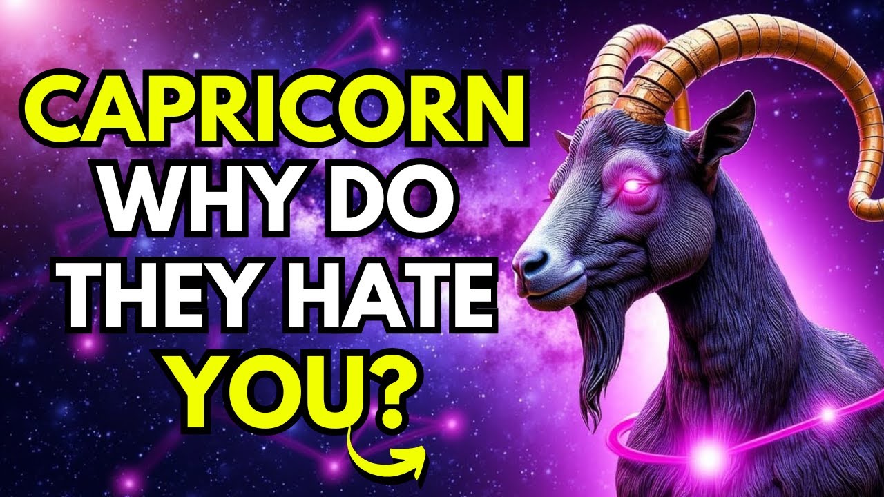 12 REASONS WHY YOU ARE HATED, CAPRICORN ♑🐐 DO YOU AGREE? 🔥