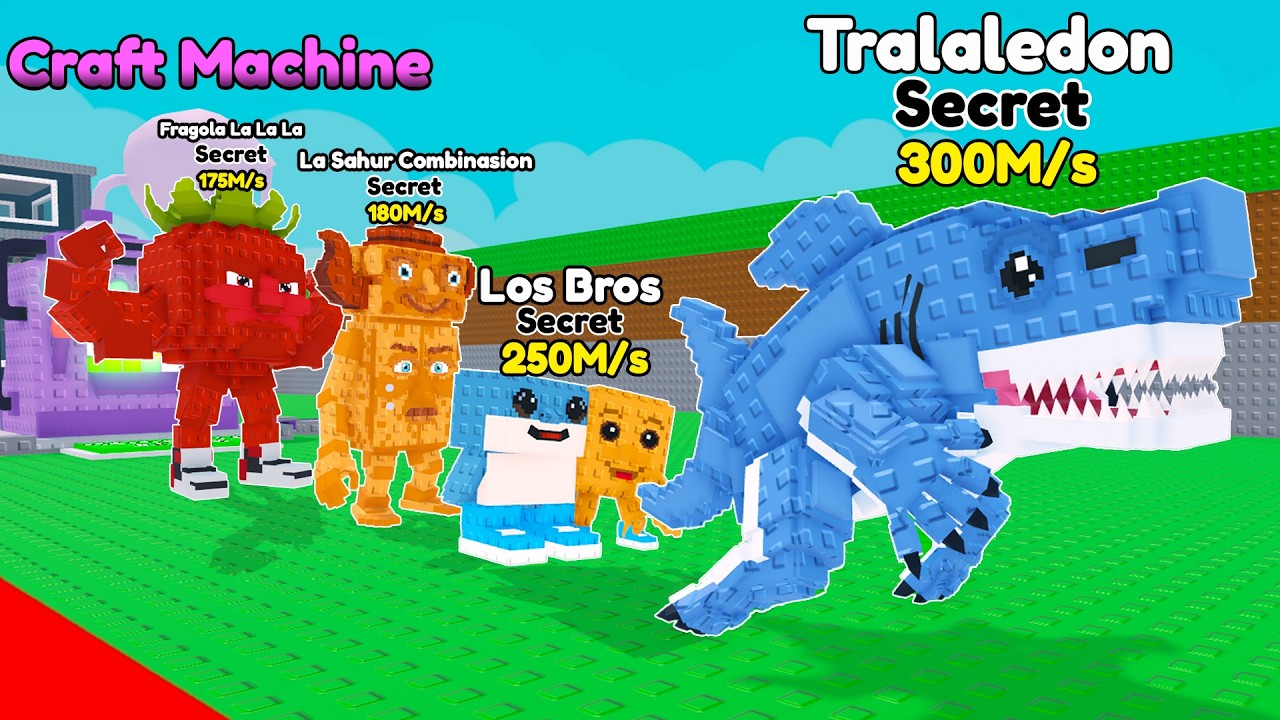 I Crafted Every New Secret! 😱 New Update Crafting Machine 🤩 Funny Moments - Steal a Brainrot