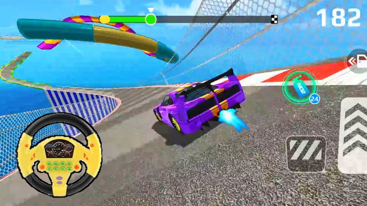 Impossible Crazy Cars Mega Ramp Car Stunts Racing Driver Master Simulator Games Android Gameplay P62