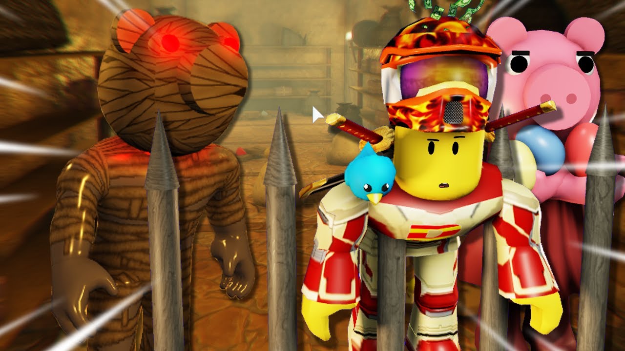 ROBLOX PIGGY pghlfilms loses it half in the video.