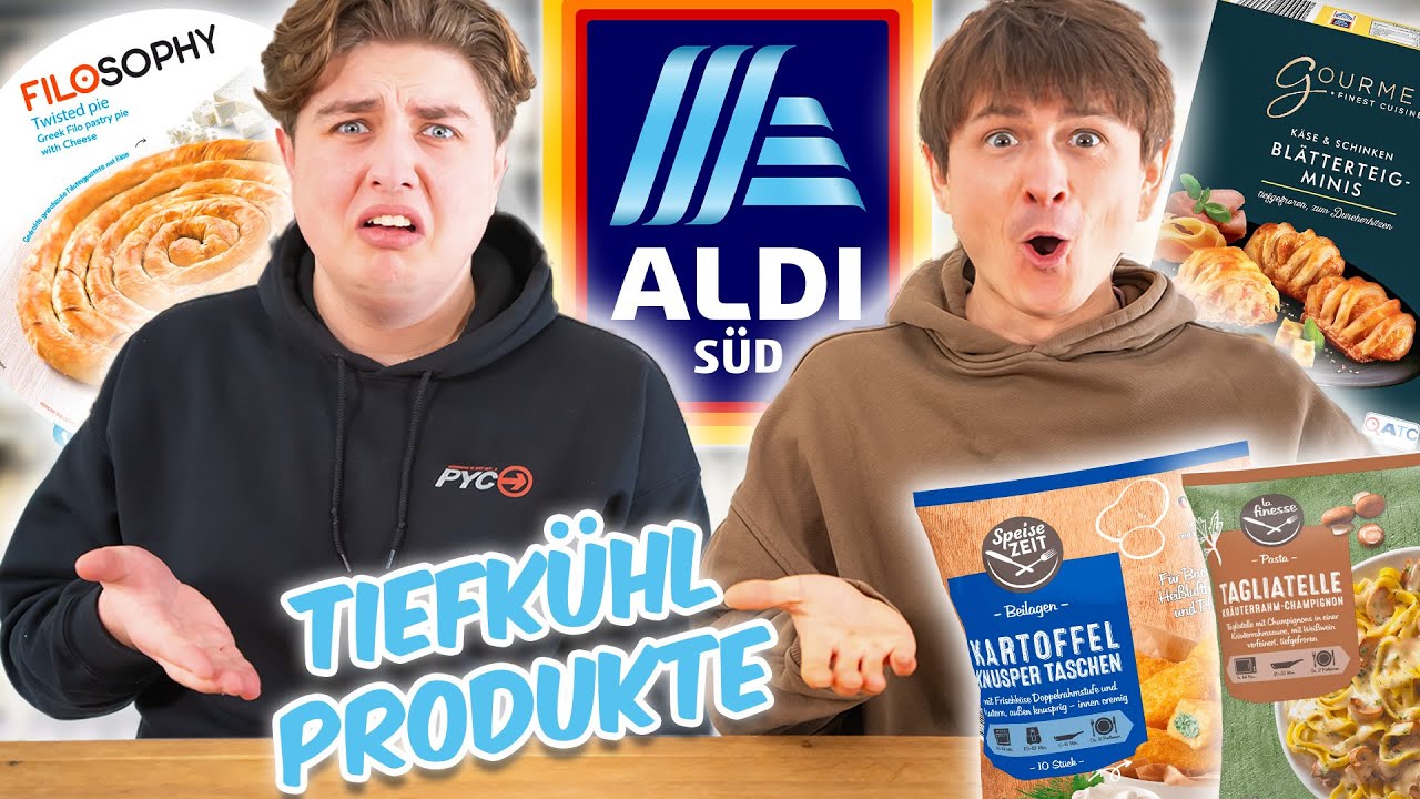 TIEFKÜHLGERICHTE von ALDI testen ❄😍 (mit Dima)