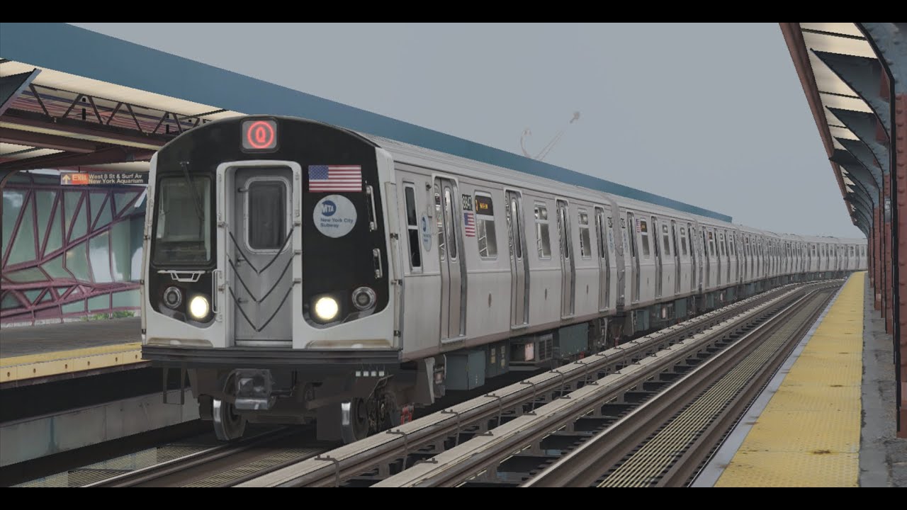 OpenBVE Operations: R160B Siemens Q Train to 96th St-2nd Avenue (TST Q Line)
