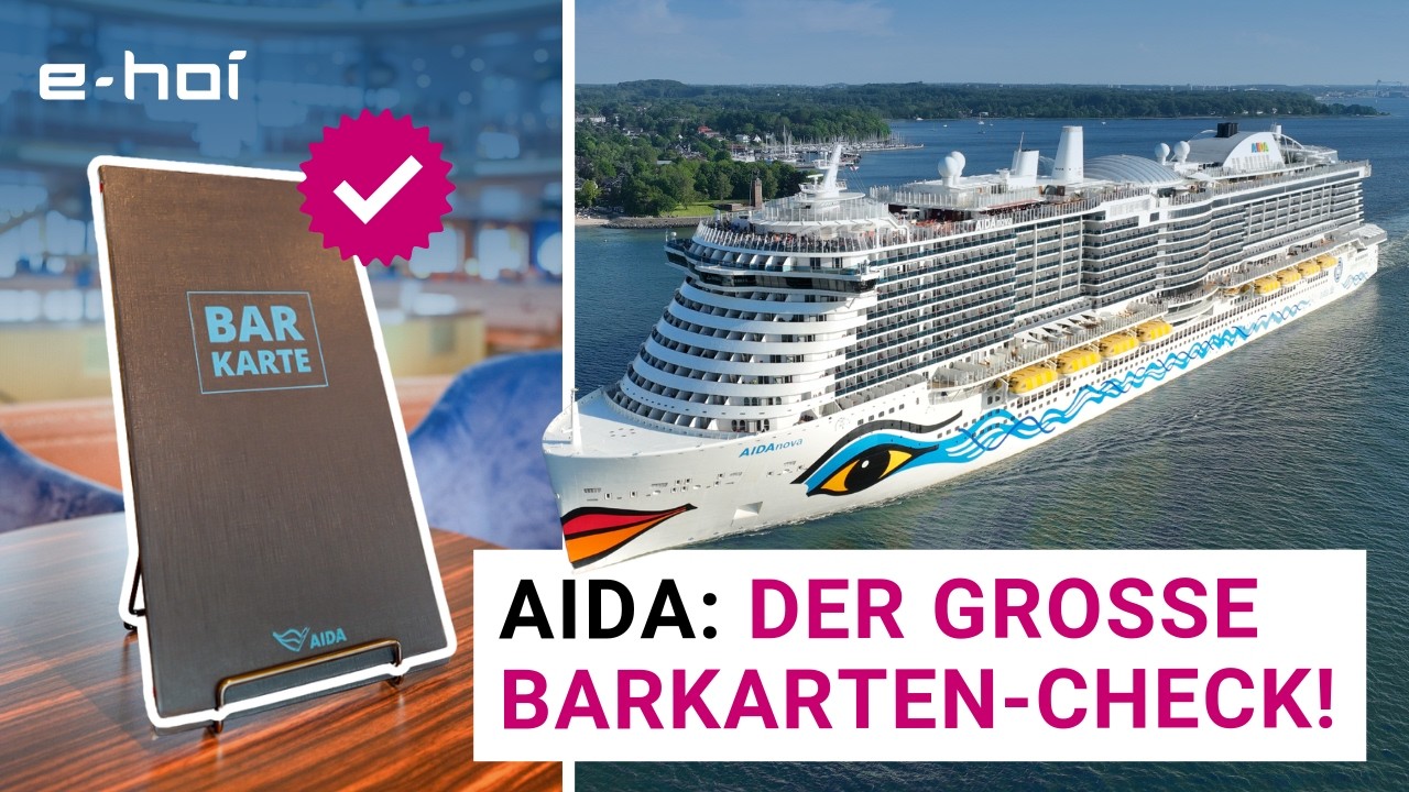 AIDA: Der große Barkarten Check auf AIDA Kreuzfahrt