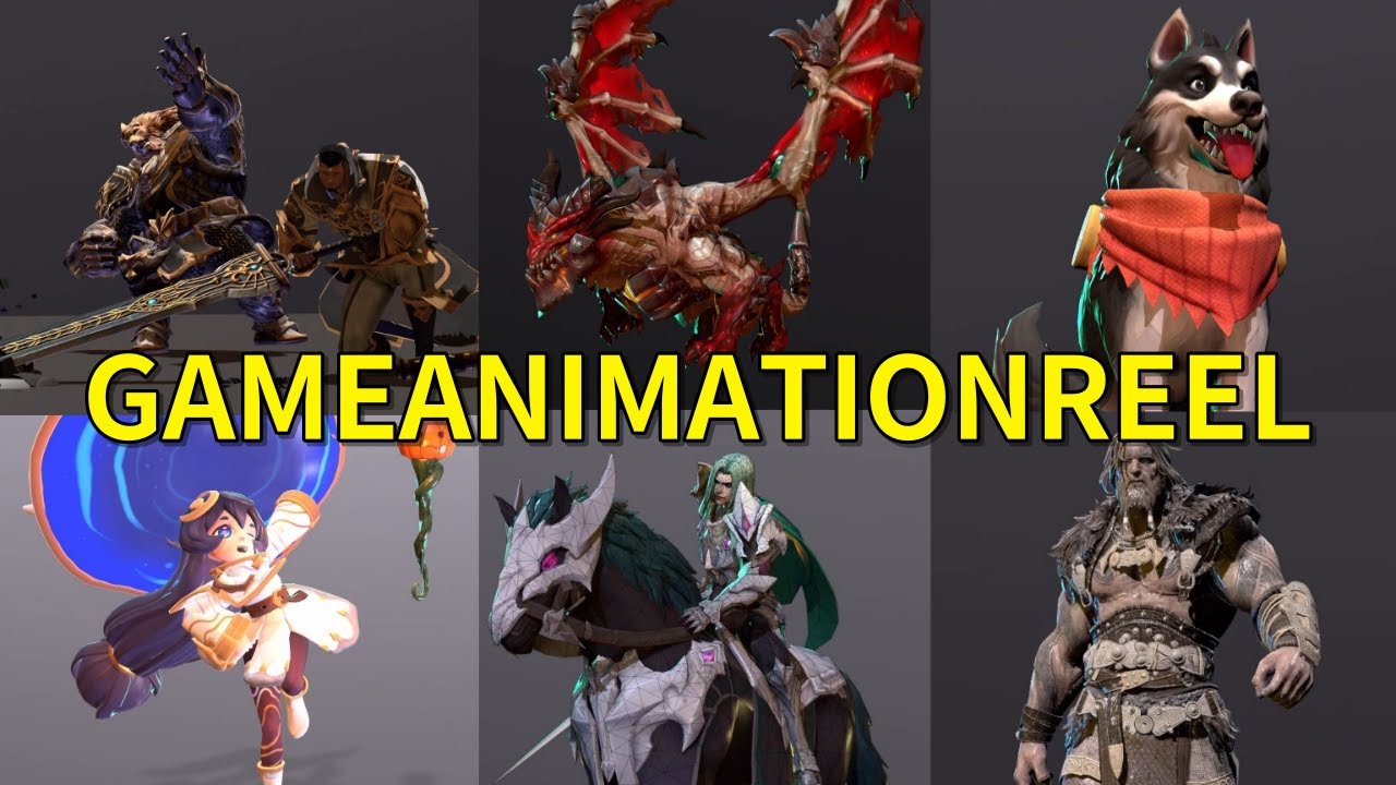 [(주)blackstorm 취업] 3ds max Gameanimation Reel[신입게임애니메이터 포트폴리오] GameAnimationReel by Kim.DW