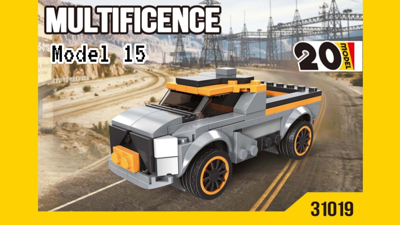 Decool Bricks Multificence 20 Model 31019 Wilderness Pursuit 233 Pcs - Model 15