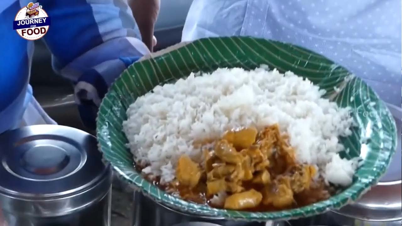 Cheapest RoadSide Unlimited Meals | Indian Street Food | #Journey for food #Vegmeals #NonVegMeals