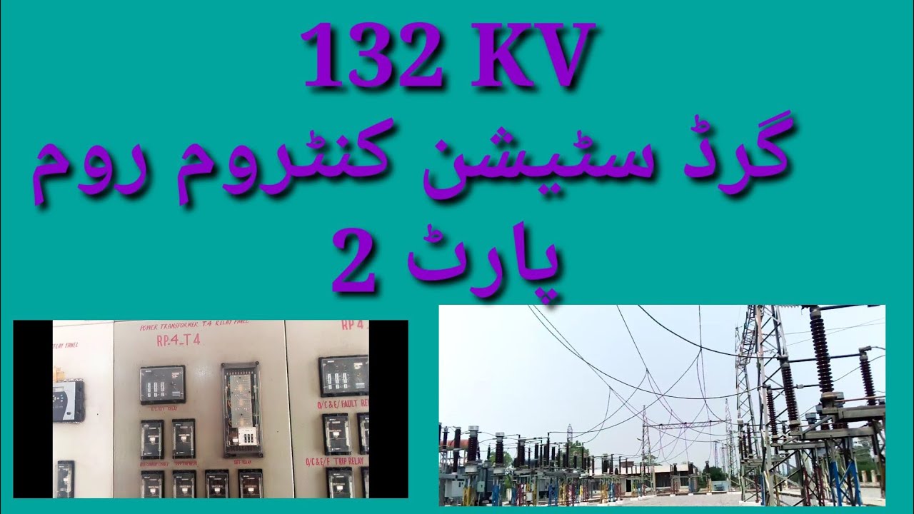 132 KV Grid station control room part (2)