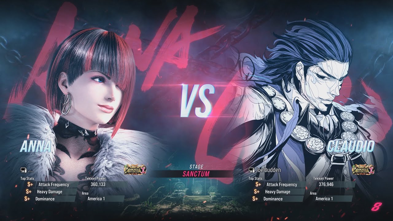 #233 DeathMatch | Anna (God of Destruction 1) vs Claudio (God of Destruction 1) | Tekken 8 Ranked