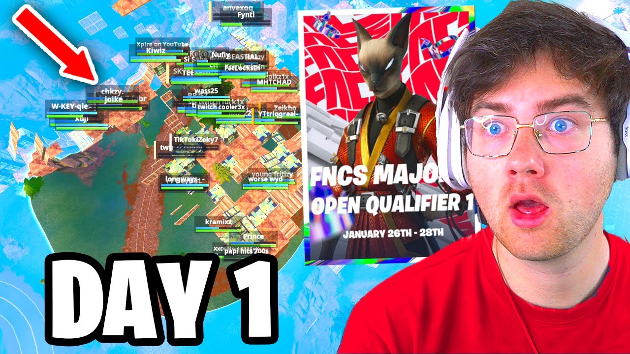 I Competed In FNCS Day 1 In Chapter 5 Fortnite (Can We Qualify?)