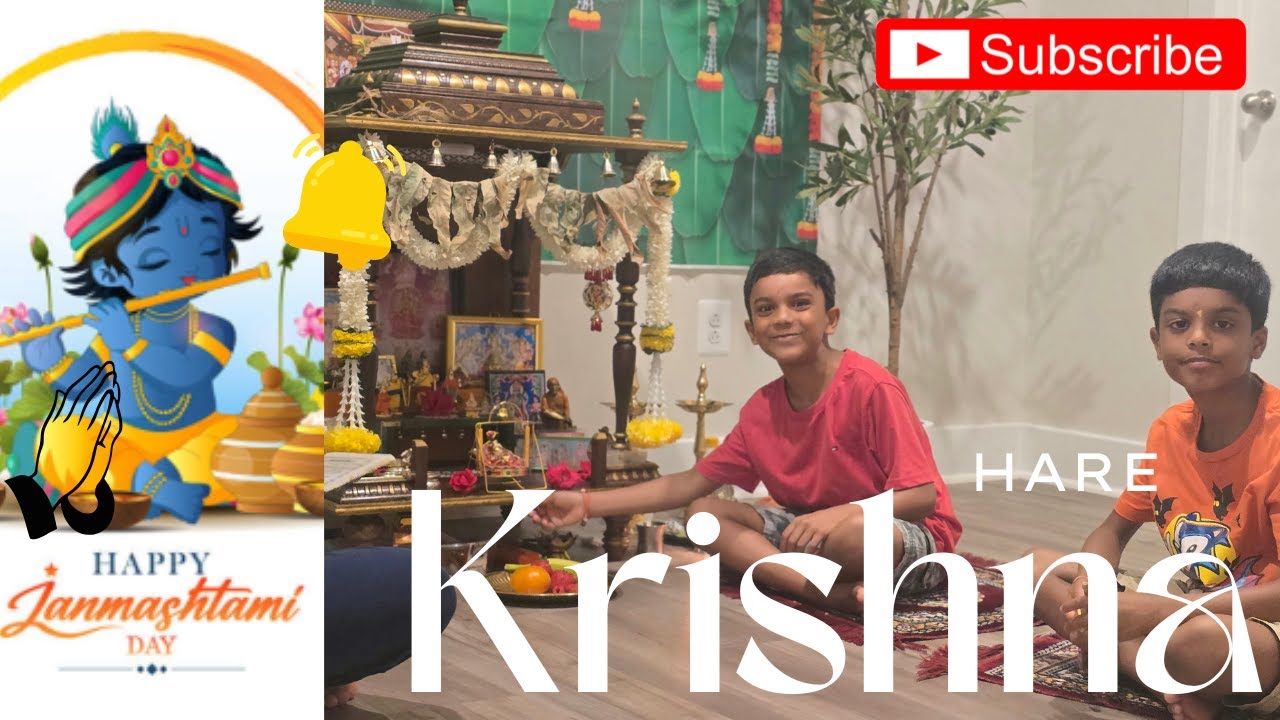 Little Devotees Celebrate Krishna's Birthday 🎂 | Janmashtami Special #janmashtami #devotional #kids