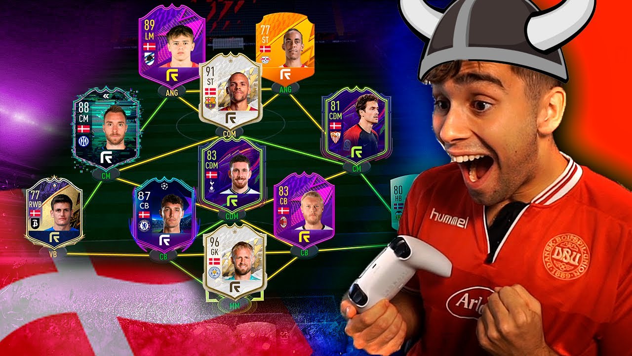 Jeg spillede FUT CHAMPIONS med DET DANSKE LANDSHOLD!