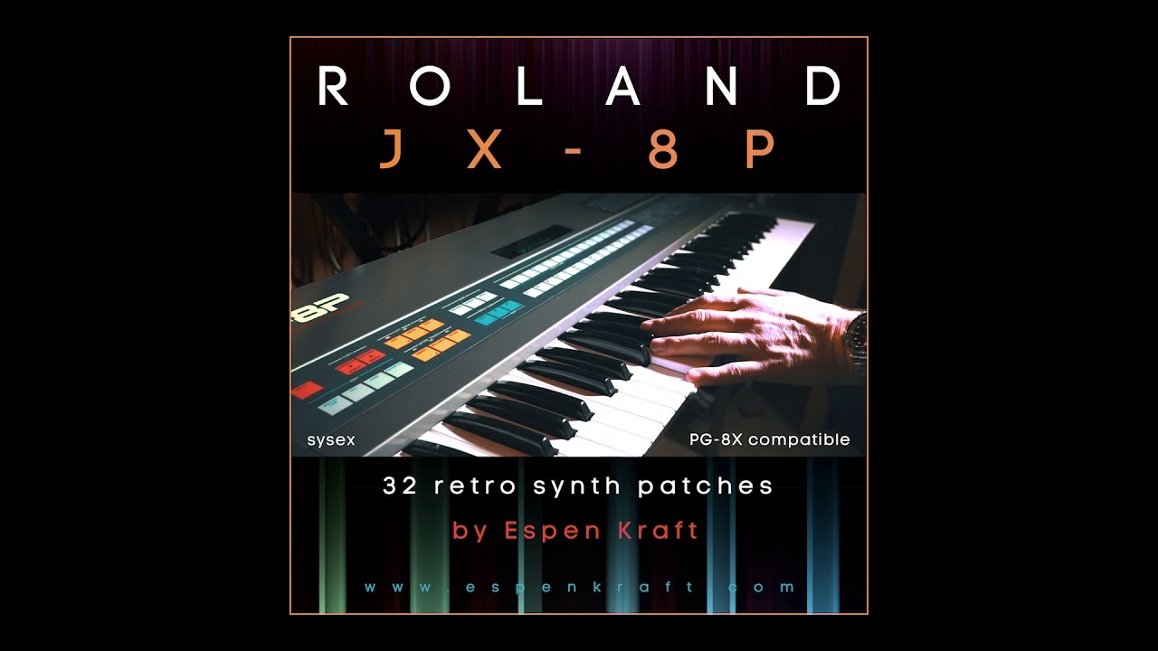 Roland JX 8P 32 Retro Synth Patches Sysex Download Demo