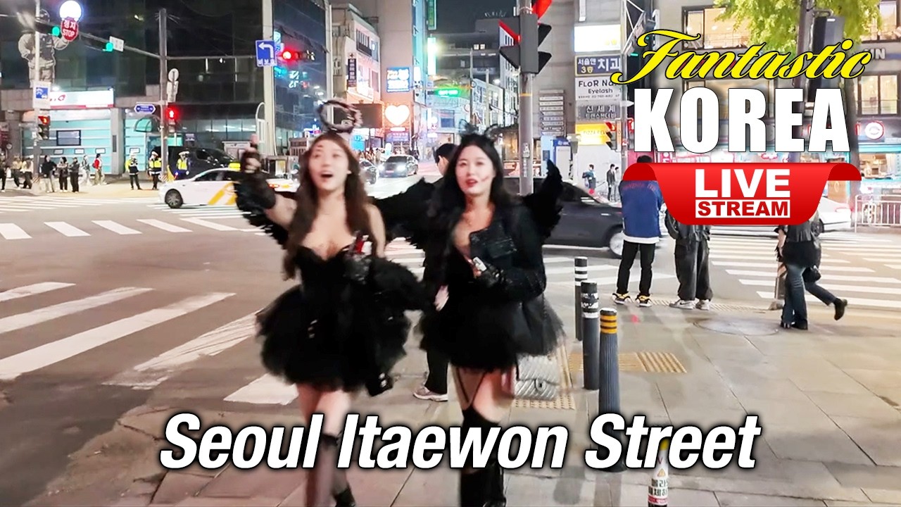 Live Korea Travel 🤩 Exploring Korea | Seoul Walk Tour | Seoul Nightlife Walk | Itaewon Walking Tour