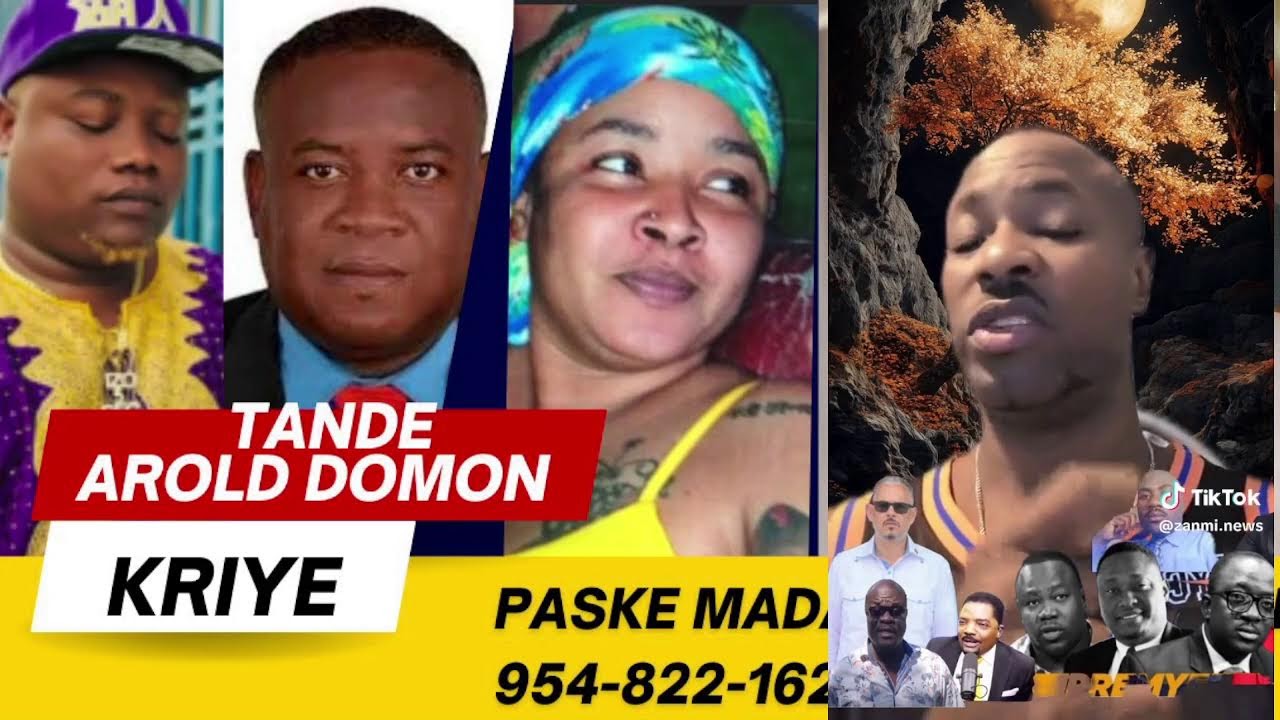 AROLD DOMON TONBE KRIYE APRES DCPG KINBE MADANM LI NAN KREY AK GANG IZO